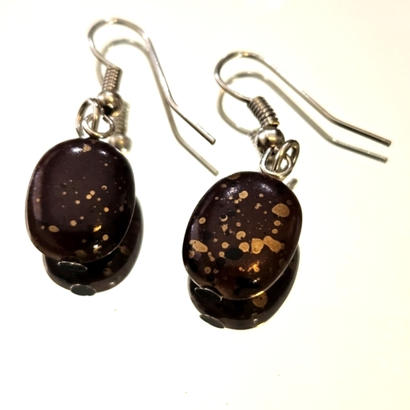 Faux Stone Earring Set Featuring Southwest Tourquise Studs - Picture 6 of 7